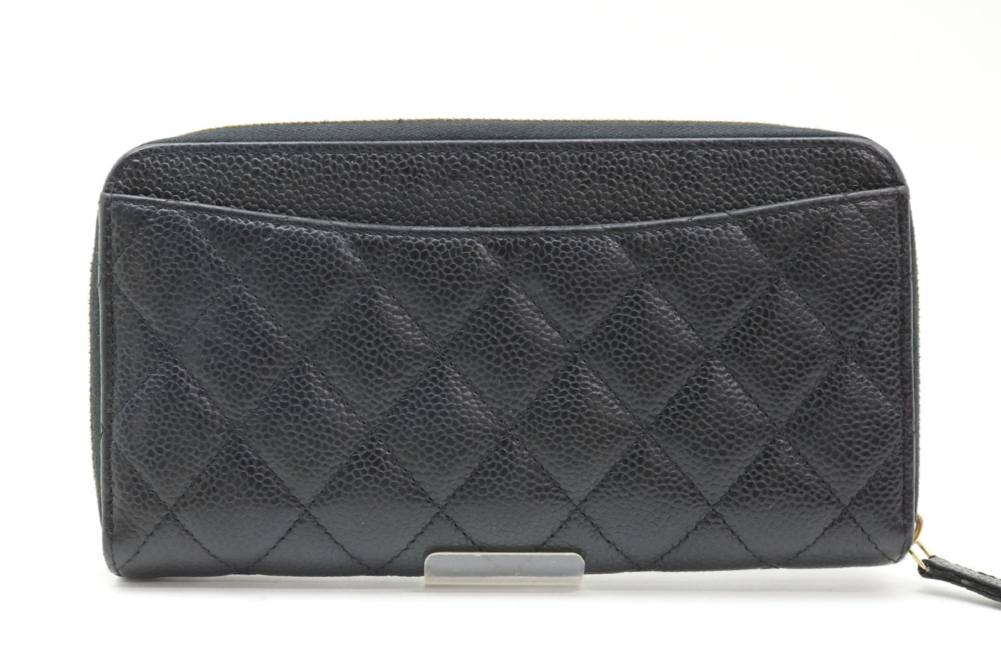 CHANEL Caviar Skin Gold Hardware Wallet