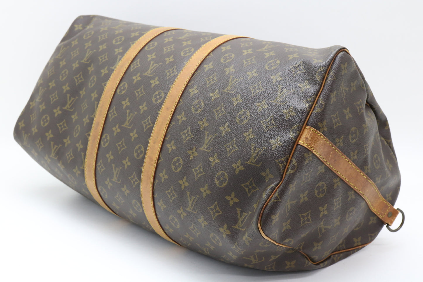 LOUIS VUITTON Monogram Keepol Banduriere 55 Boston Bag