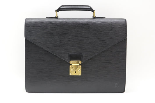 LOUIS VUITTON Epi Serviet Conseier Business Bag