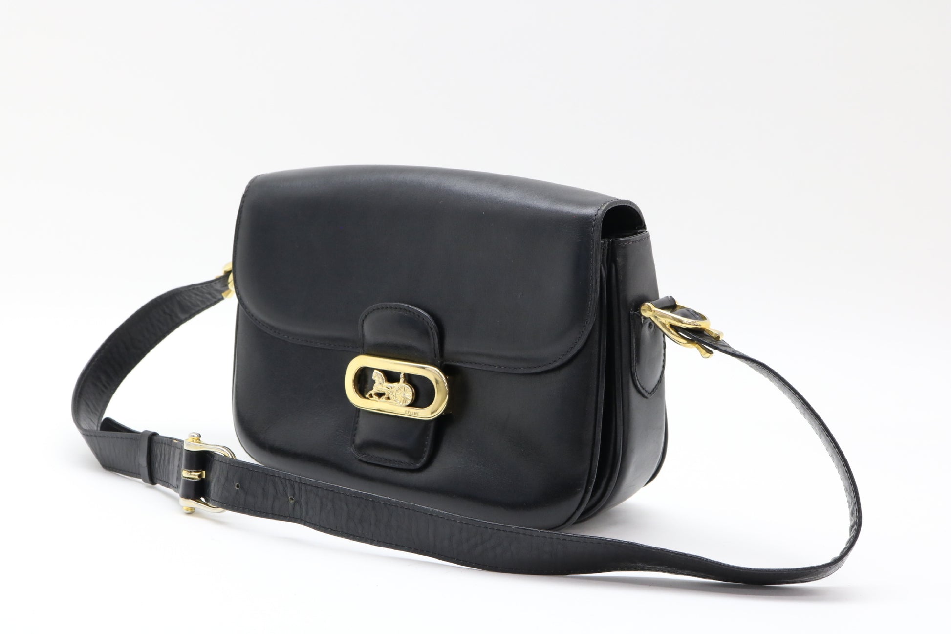 CELINE Carriage Fittings Shoulder Bag