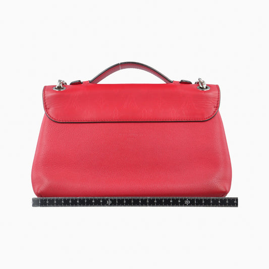 LOUIS VUITTON Verry Chain Bag Ruby Leather M44285FO 0168 Shoulder Bag