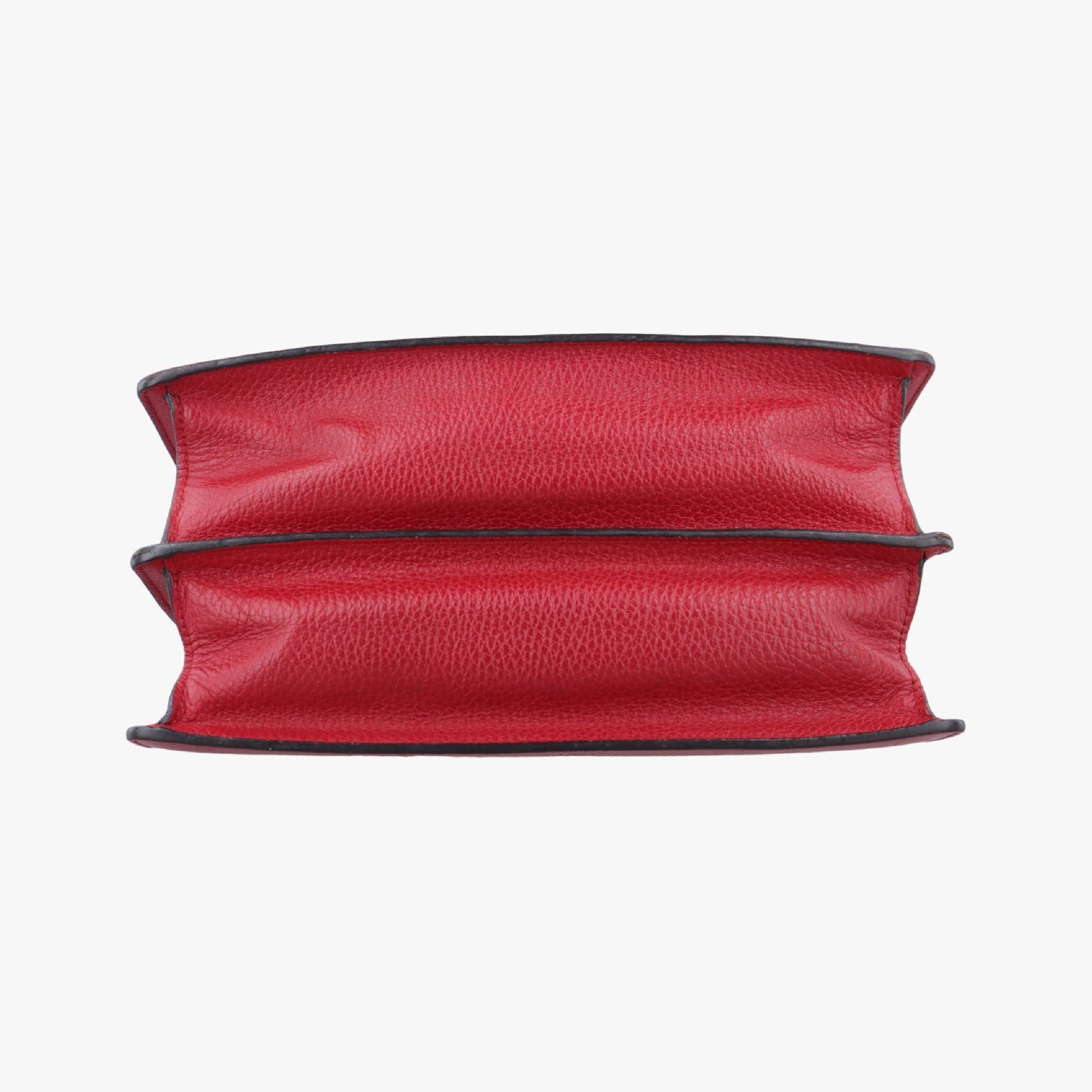 GUCCI Dionyso Red Leather 448075F022183395 Shoulder Bag