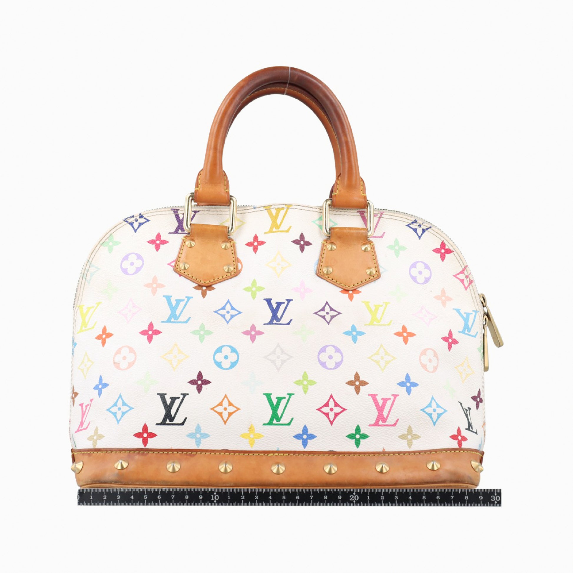 LOUIS VUITTON Alma PM Blanc Monogram Multicolore M92647 FL0014 Handbag