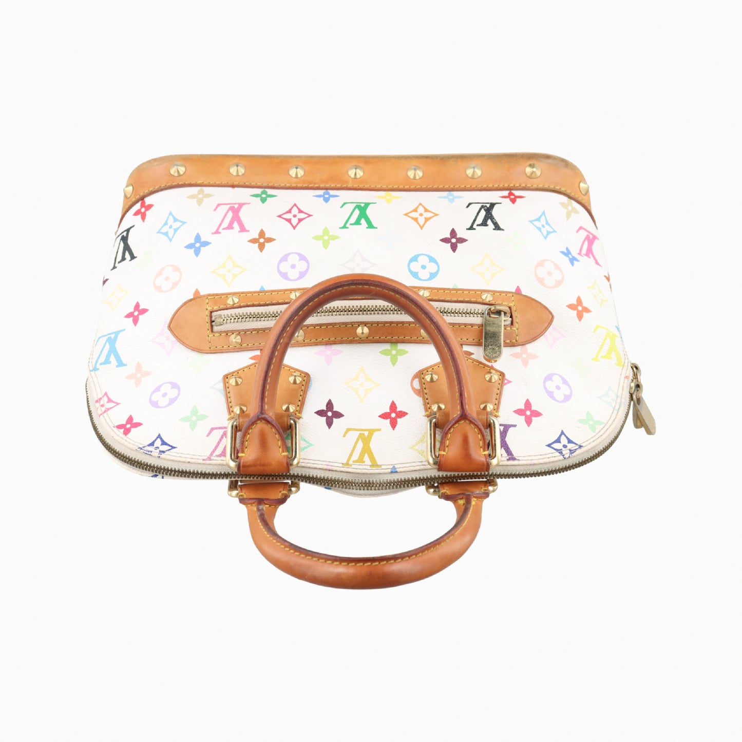 LOUIS VUITTON Alma PM Blanc Monogram Multicolore M92647 FL0014 Handbag
