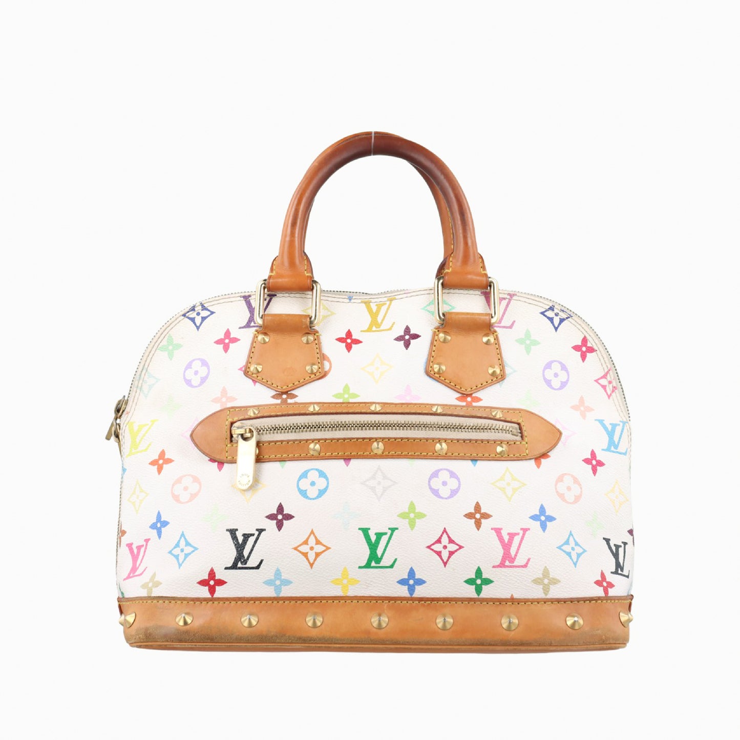 LOUIS VUITTON Alma PM Blanc Monogram Multicolore M92647 FL0014 Handbag