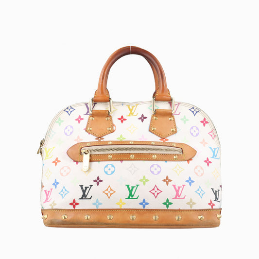LOUIS VUITTON Alma PM Blanc Monogram Multicolore M92647 FL0014 Handbag