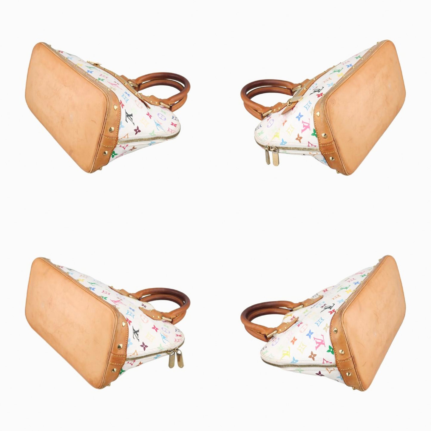 LOUIS VUITTON Alma PM Blanc Monogram Multicolore M92647 FL0014 Handbag