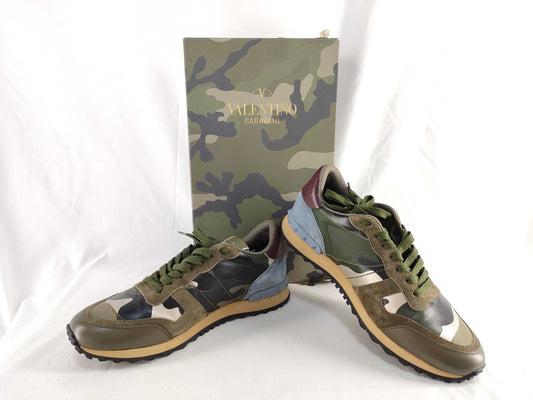 VALENTINO Rockrunner Camouflage Size 42 Sneakers