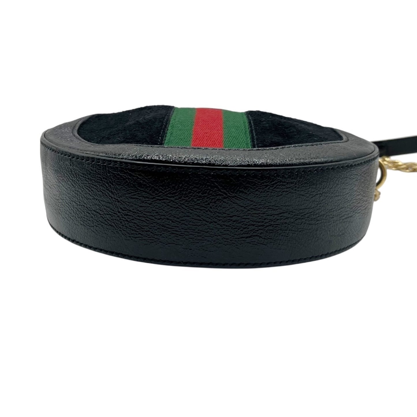 GUCCI GG Marmont Ophidia Suede Shoulder Bag