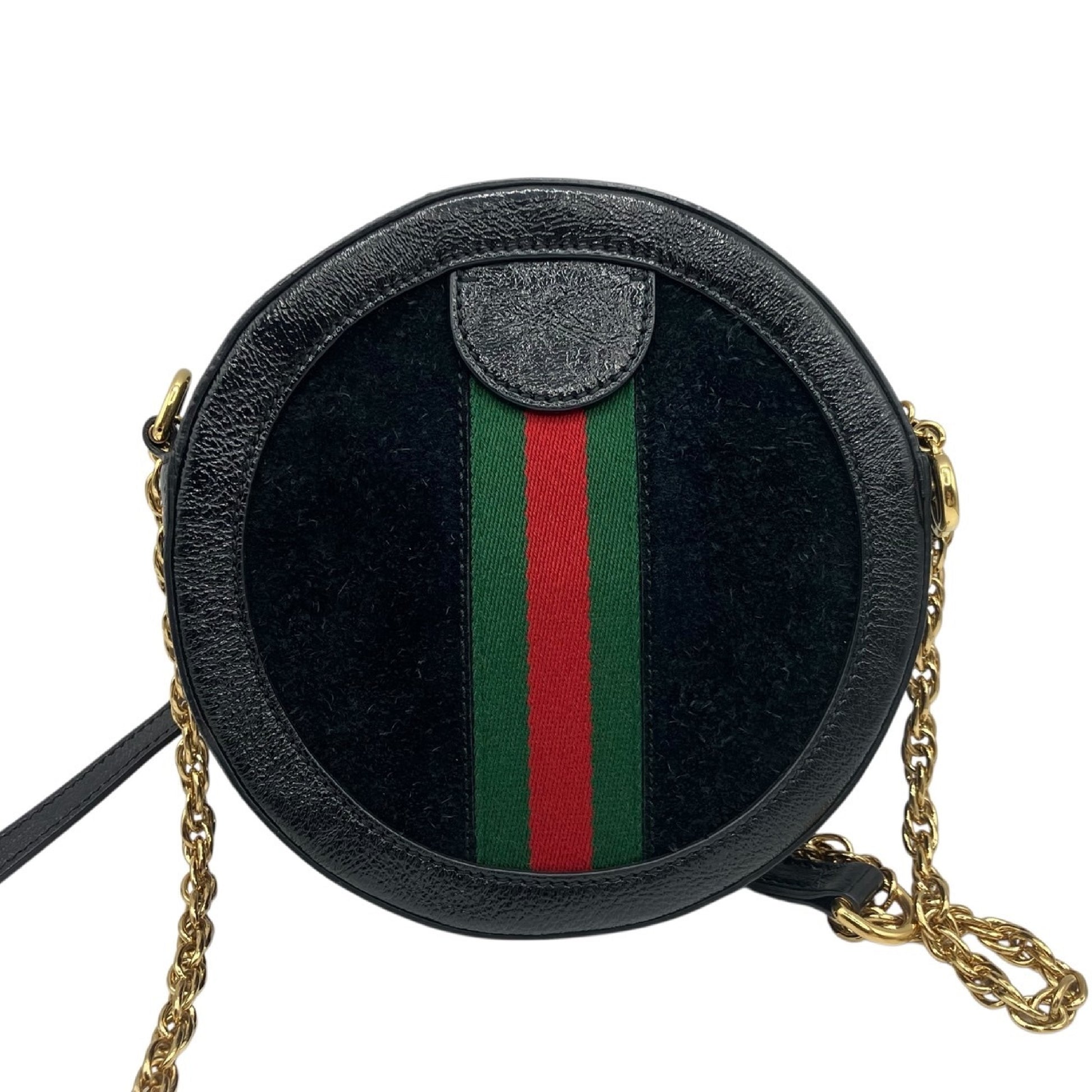 GUCCI GG Marmont Ophidia Suede Shoulder Bag