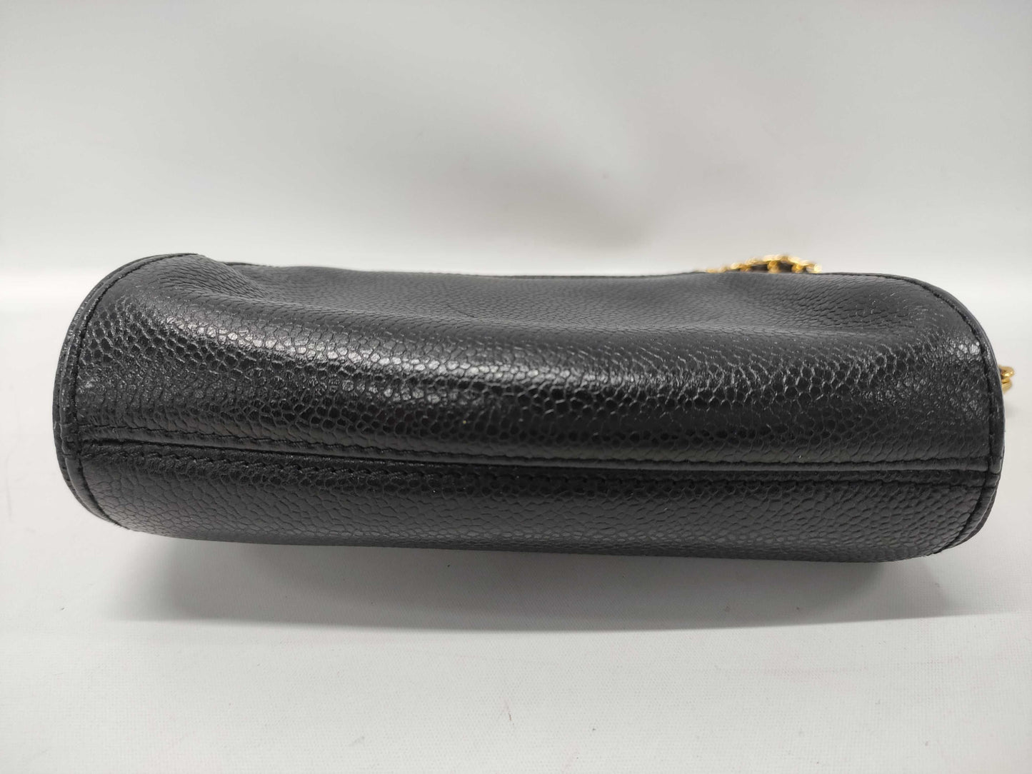 CHANEL Chain Shoulder Bag in Black Caviar Leather with Warranty 5094739