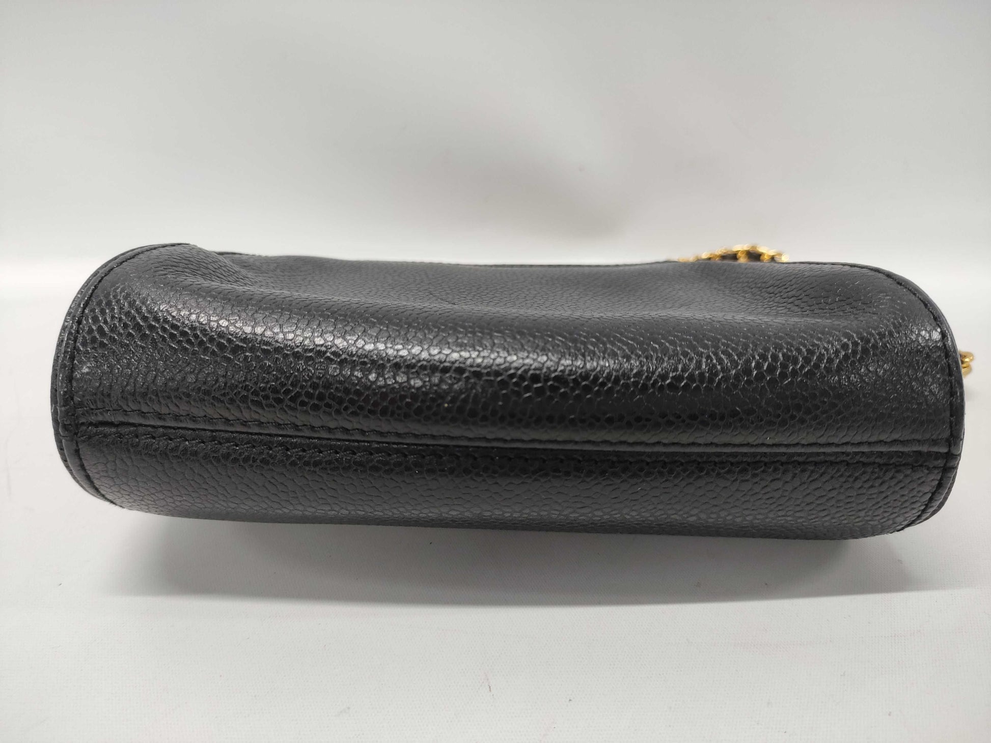 CHANEL Chain Shoulder Bag in Black Caviar Leather with Warranty 5094739
