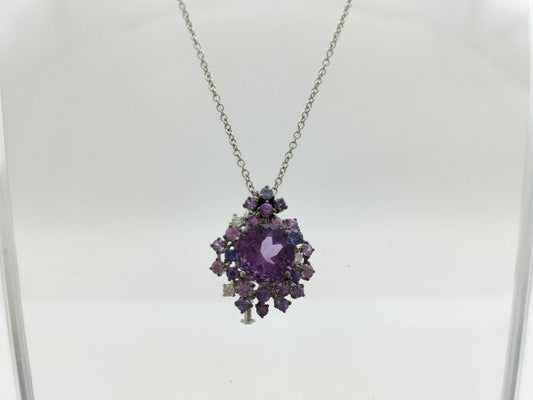 Damiani Colored Stone Diamond 750 10.2g Necklace