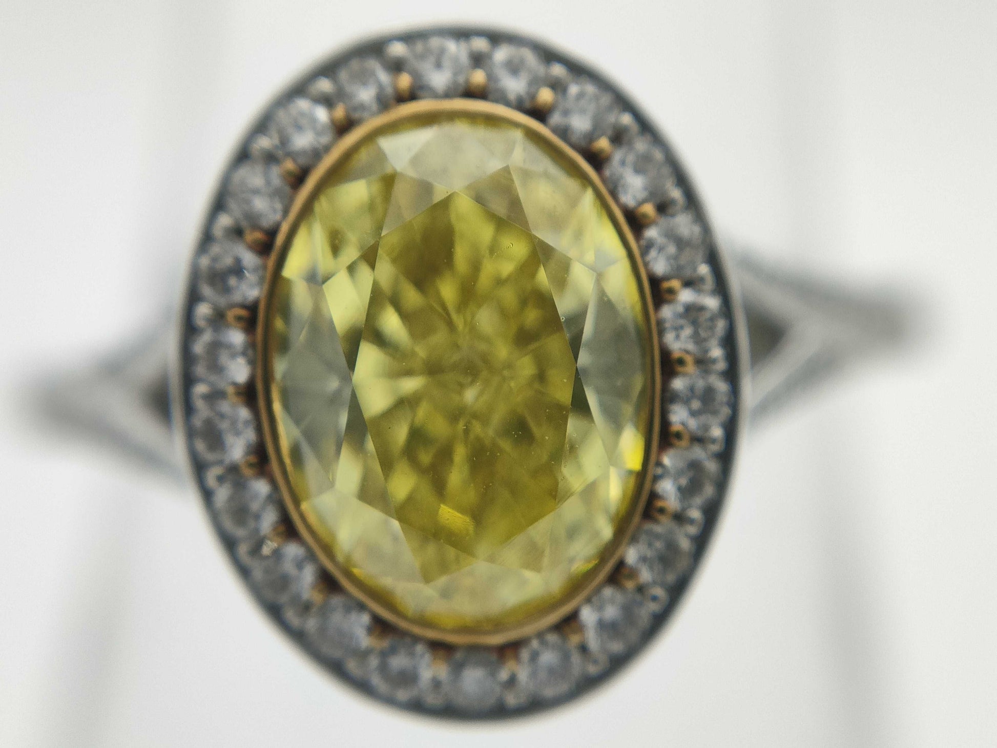 Tiffany&Co. Sorest YD1.52ct Melee Diamond PT950/750 4.2g Ring