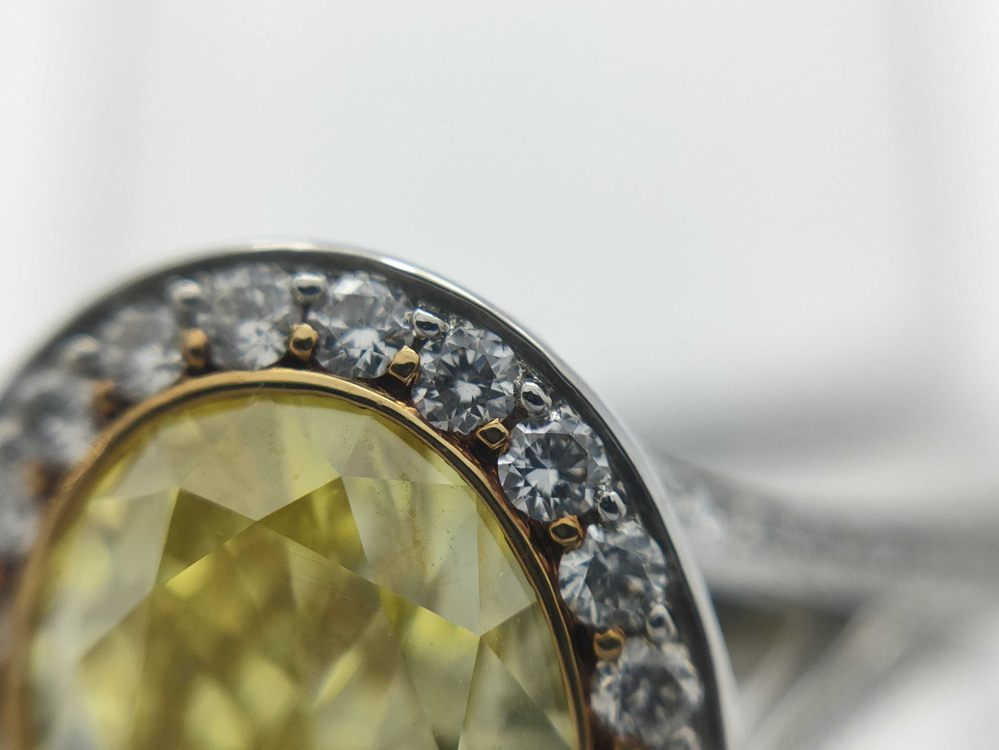 Tiffany&Co. Sorest YD1.52ct Melee Diamond PT950/750 4.2g Ring