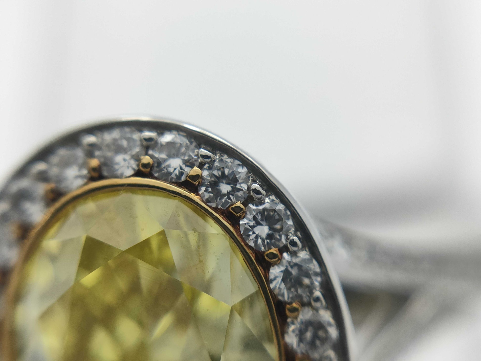 Tiffany&Co. Sorest YD1.52ct Melee Diamond PT950/750 4.2g Ring