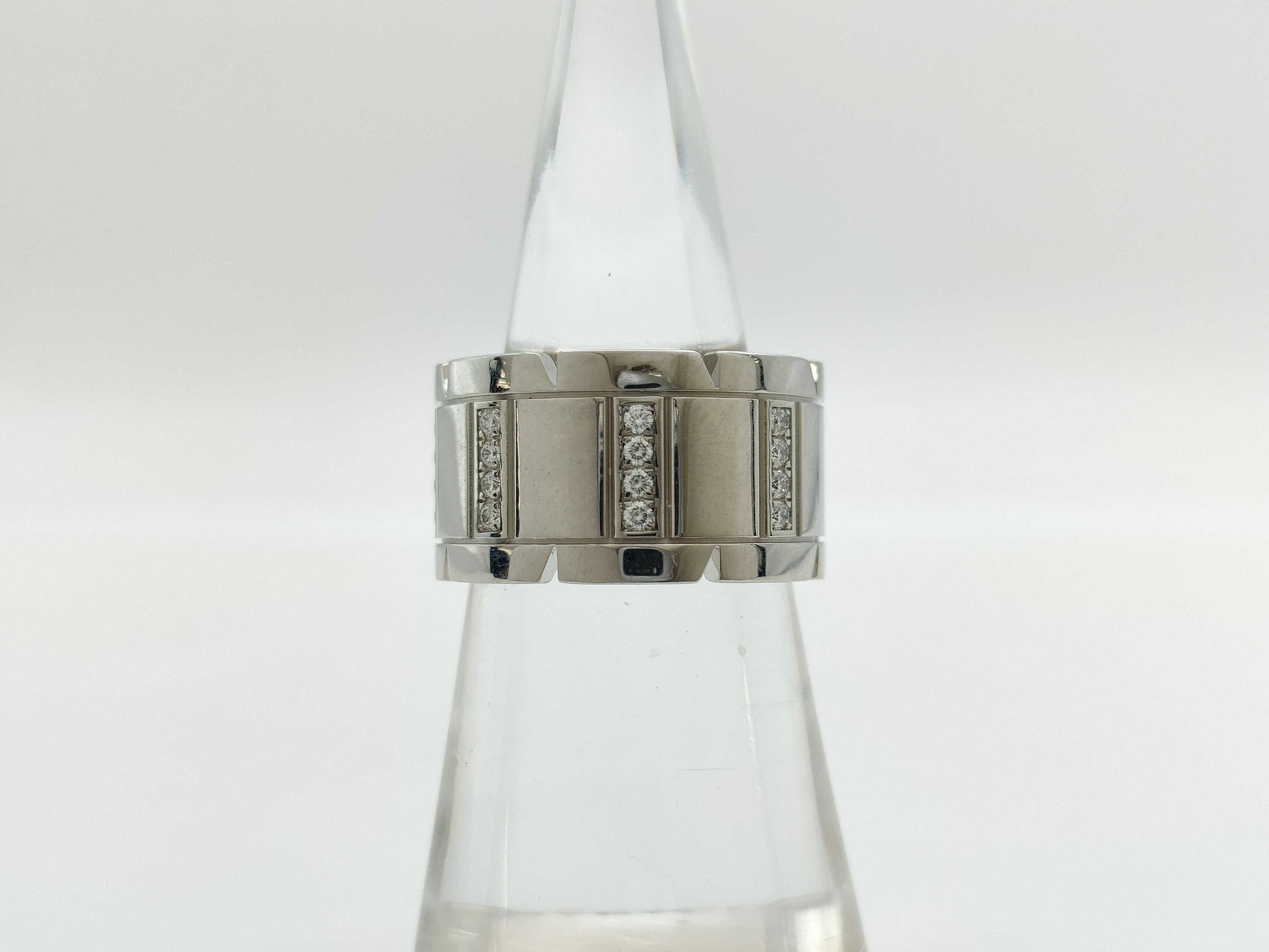 Cartier Tank Francaise #50 Diamond WG 750 16.3g Ring