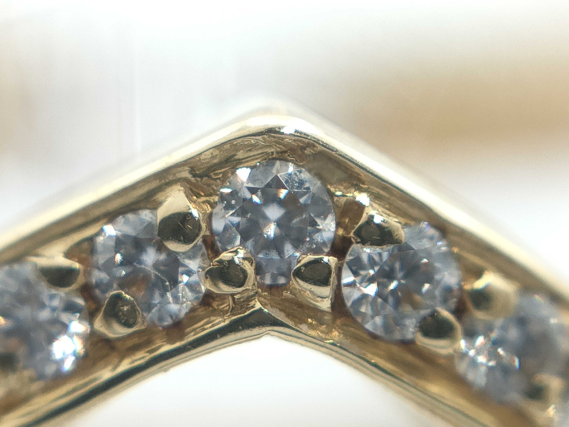 Cartier C Heart #47 Diamond YG 750 7.1g Ring