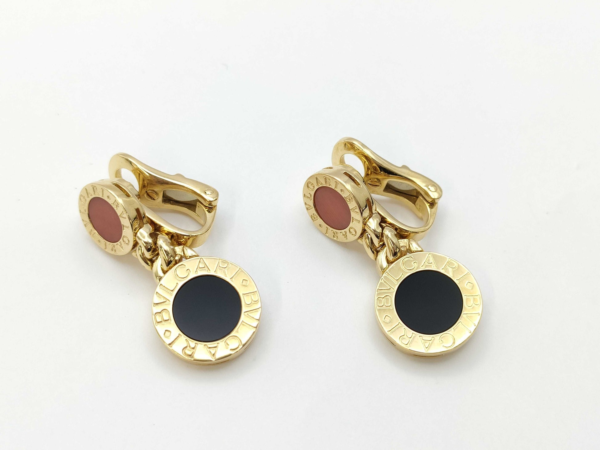 BVLGARI BB Colored Stone YG 750 16.0g Earrings