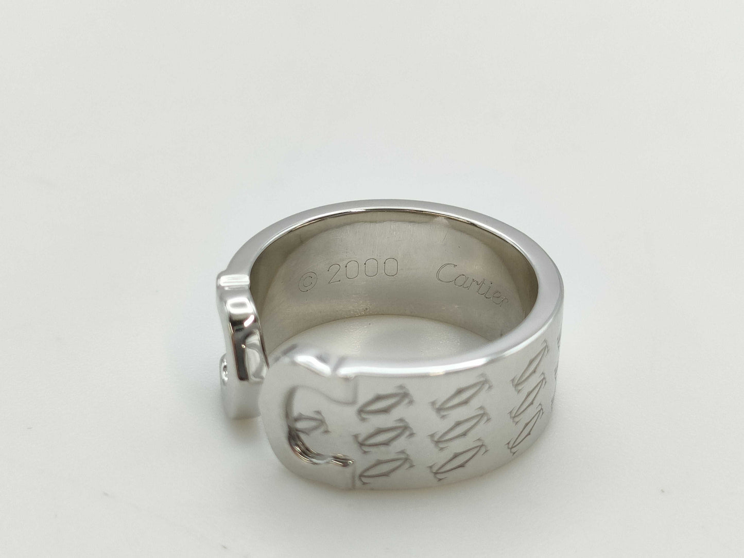 Cartier C2 #50 WG 750 10.6g Ring