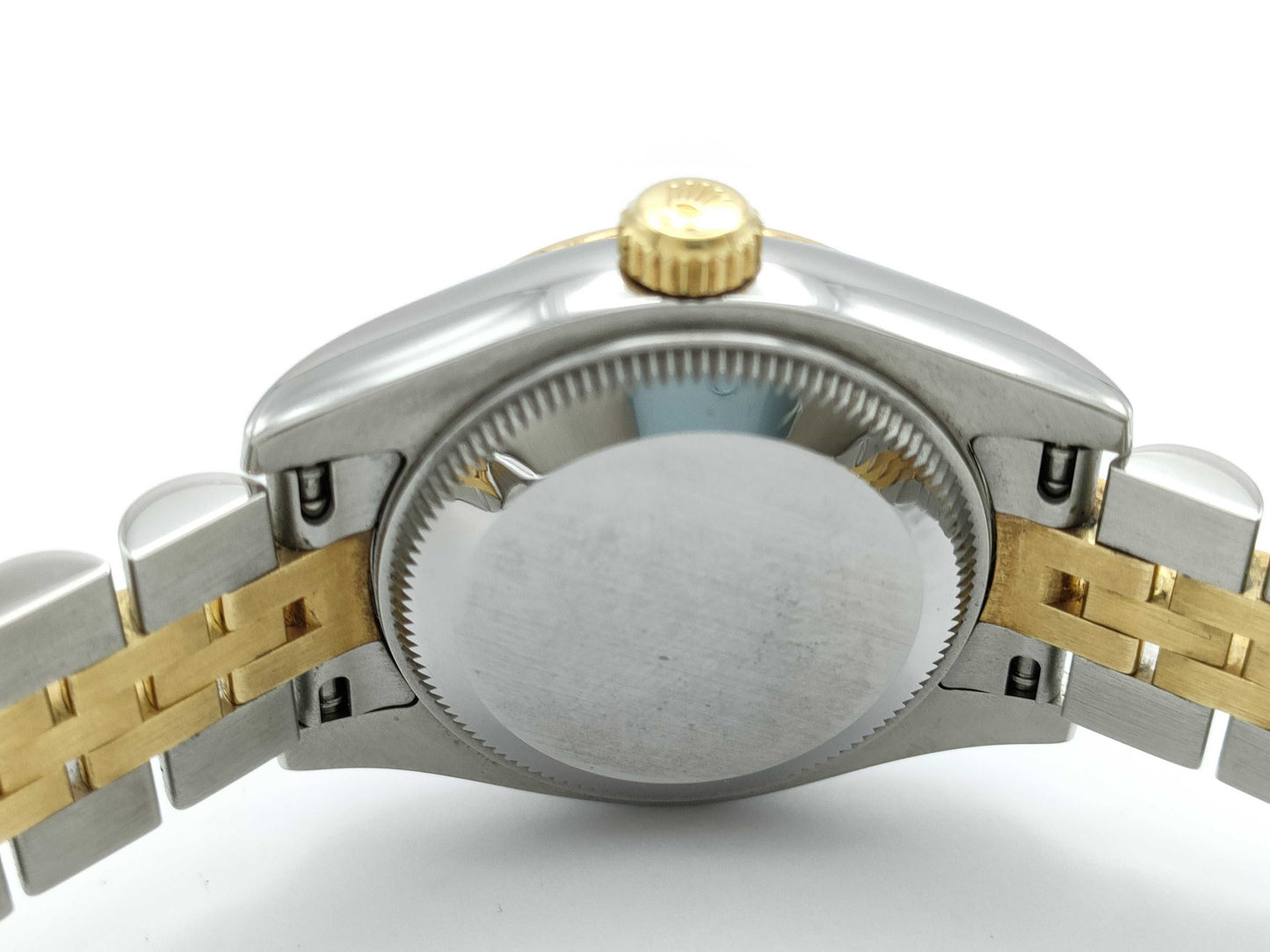 ROLEX 179173G 95K08847 Silver Dial Women's Watch