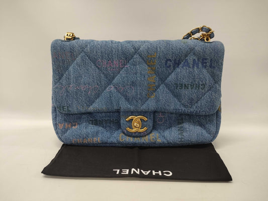 CHANEL Chain Shoulder Bag Matelasse 25 Denim AS3134 Shoulder Bag
