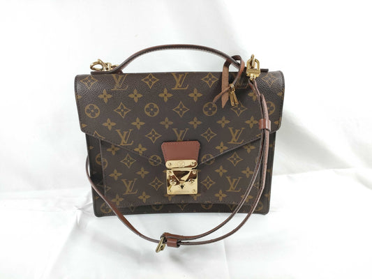 LOUIS VUITTON Monogram Monceau M51185 Handbag Handbag