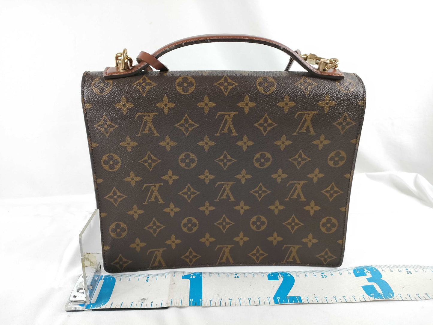 LOUIS VUITTON Monogram Monceau M51185 Handbag Handbag