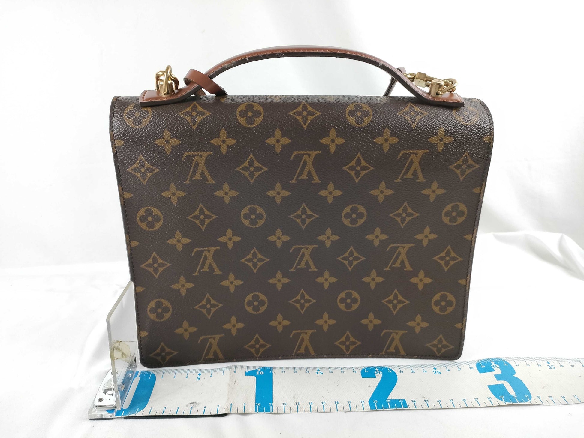 LOUIS VUITTON Monogram Monceau M51185 Handbag Handbag