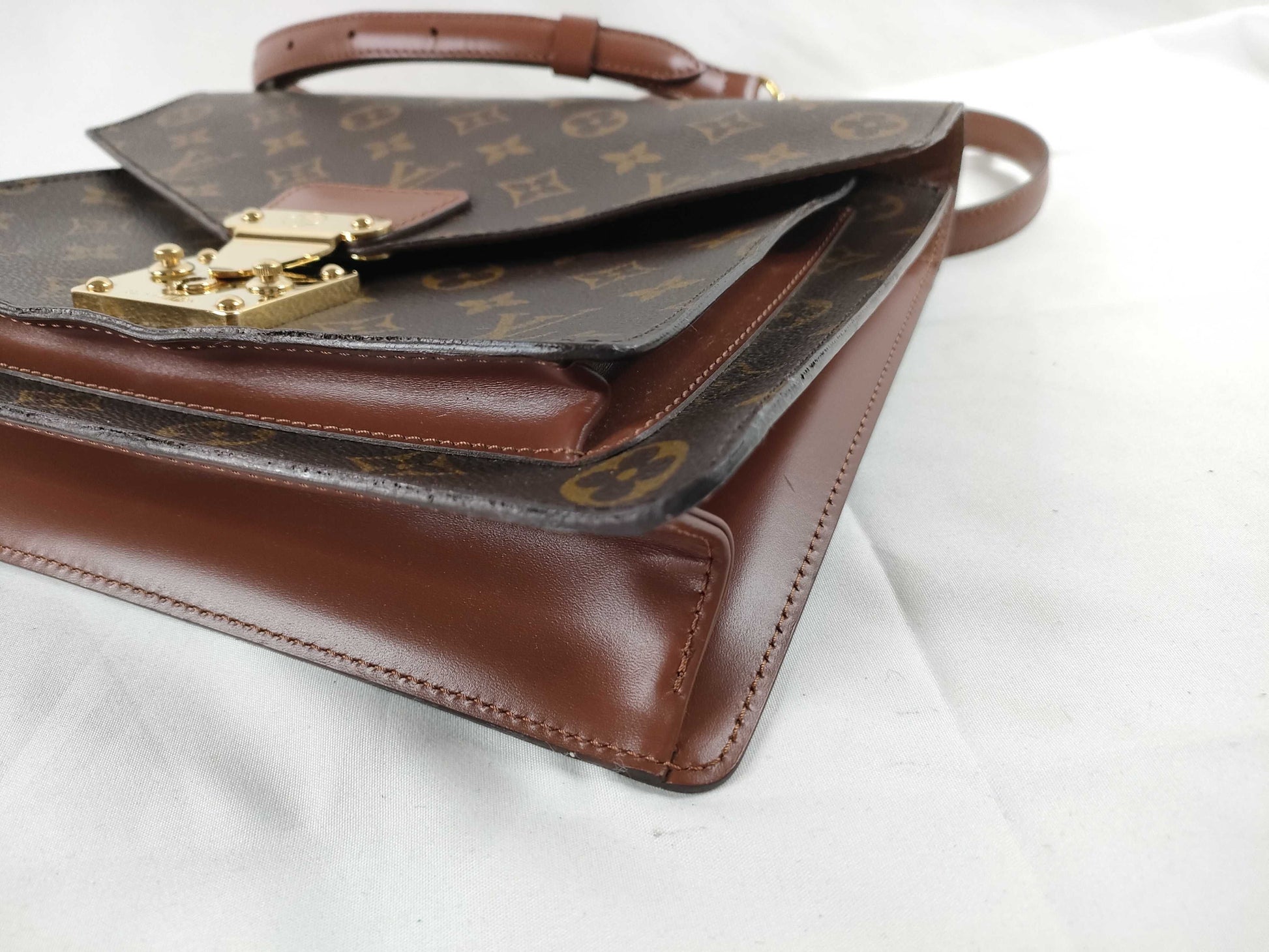 LOUIS VUITTON Monogram Monceau M51185 Handbag Handbag