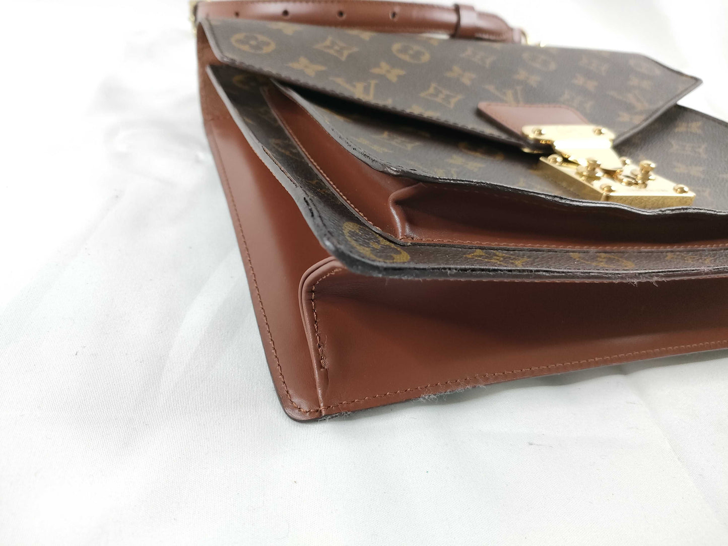 LOUIS VUITTON Monogram Monceau M51185 Handbag Handbag