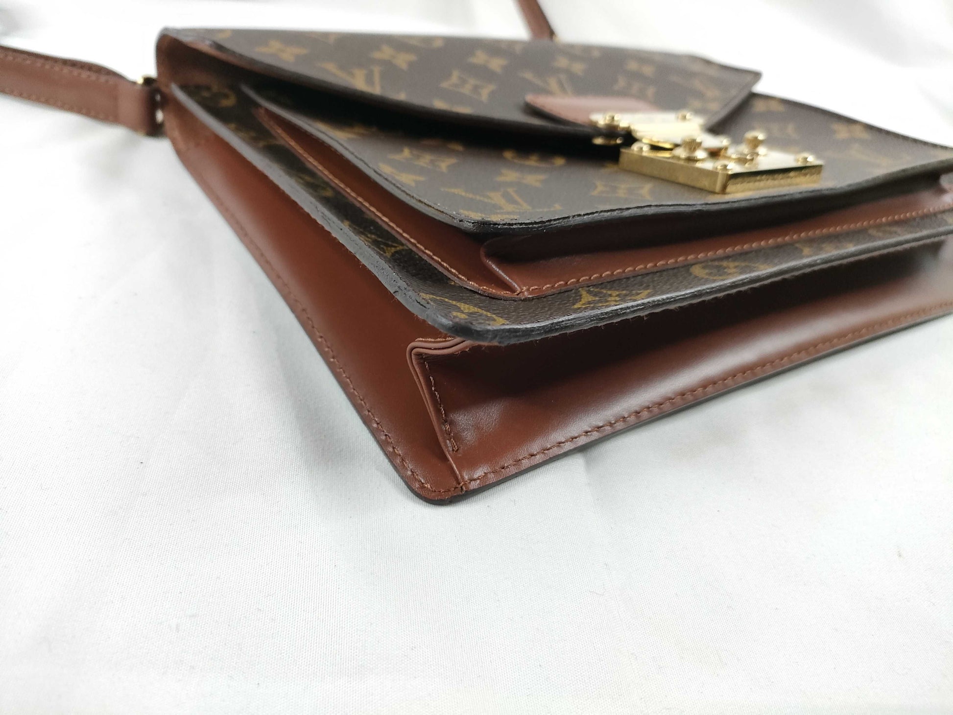 LOUIS VUITTON Monogram Monceau 26 M51187 Handbag Handbag