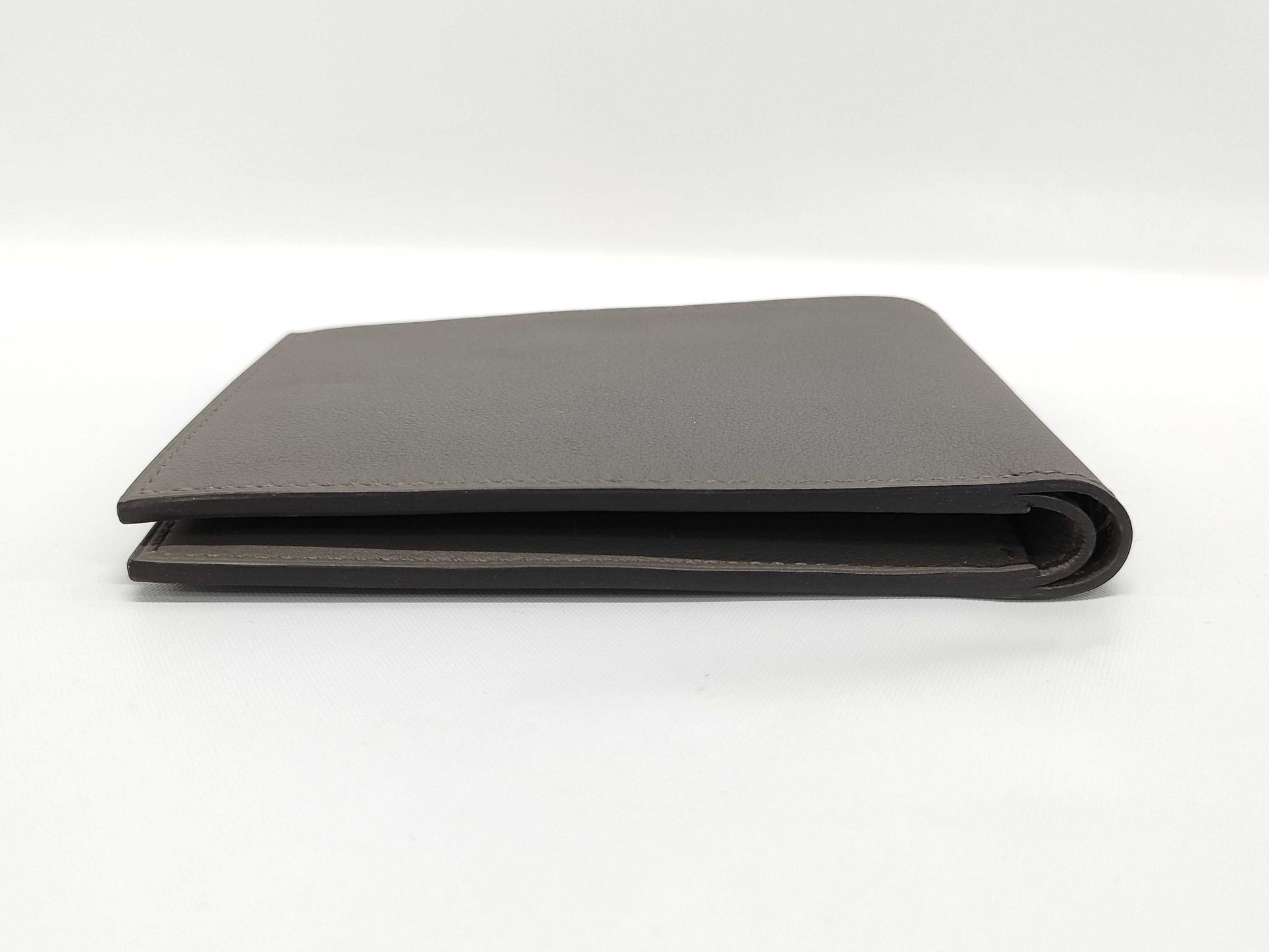 HERMES Citizen Twill Compact Wallet with T Stamp