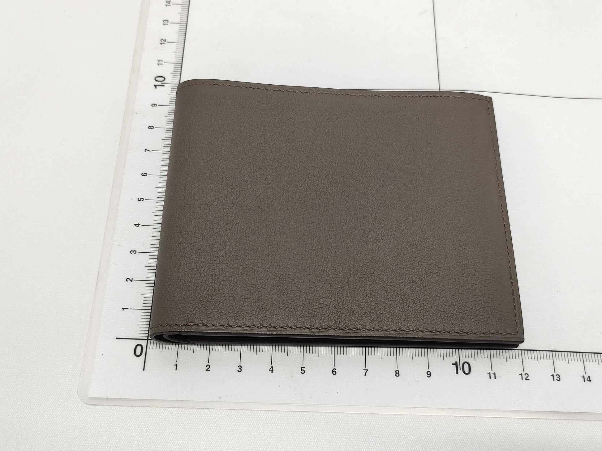HERMES Citizen Twill Compact Wallet with T Stamp