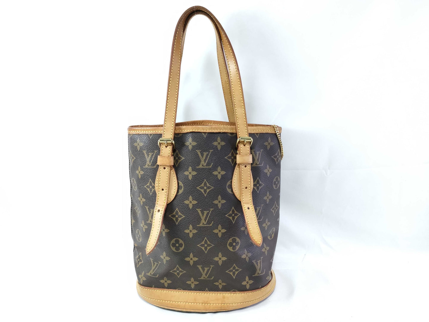 LOUIS VUITTON Monogram Vuitton Bucket No Pouch Tobag