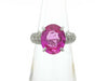 Colored Stone D0.48ct PT900 8.9g Ring