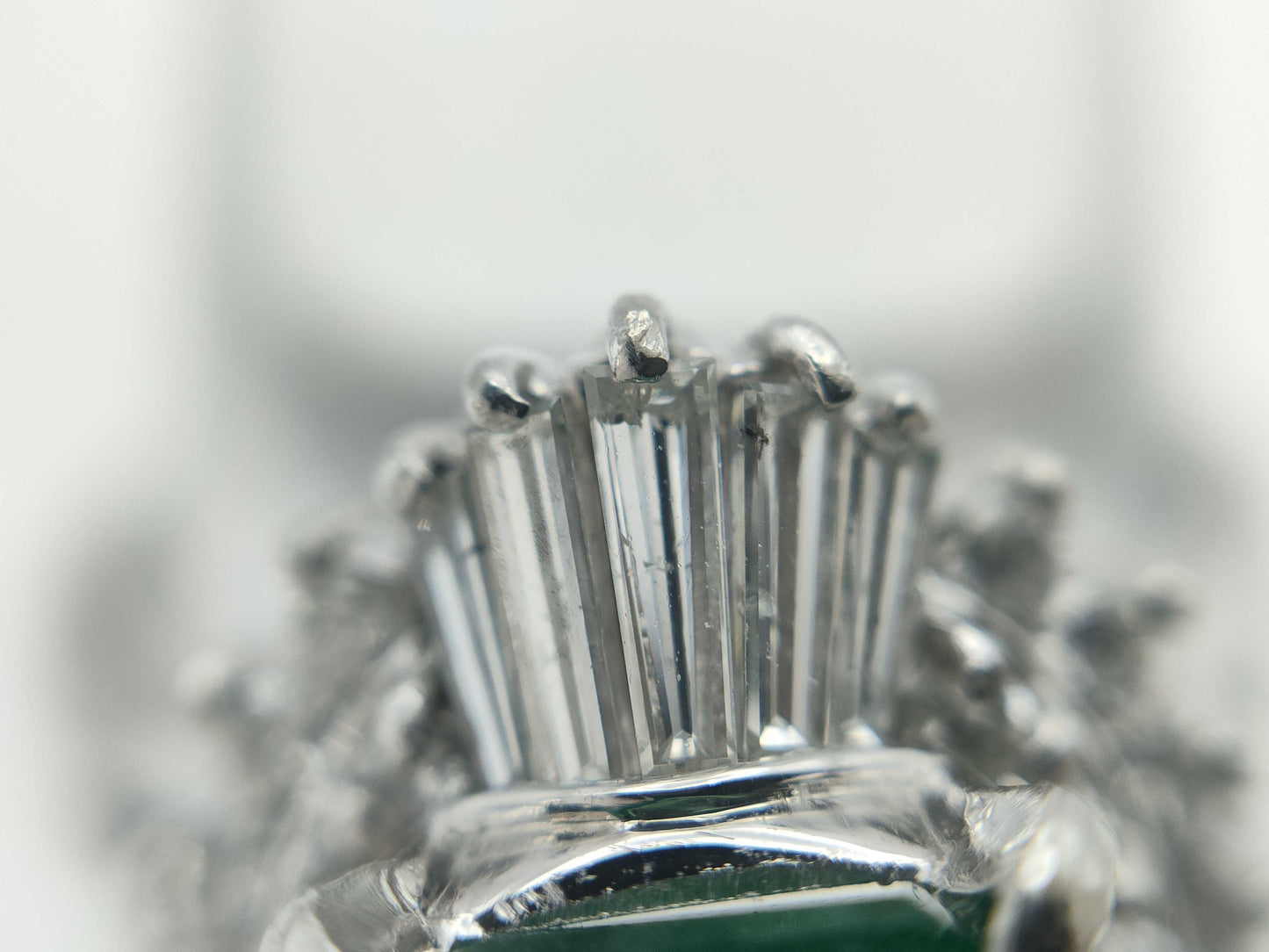 E1.62ct D0.70ct PT900 7.6g Ring
