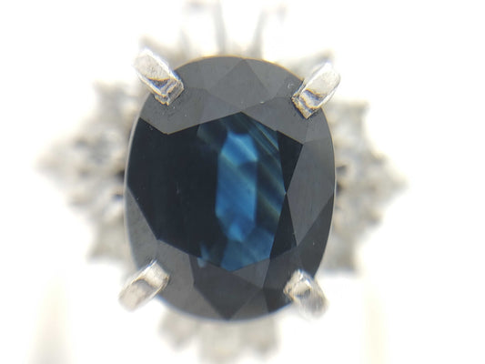 S2.46ct D0.61ct PT900 6.8g Ring