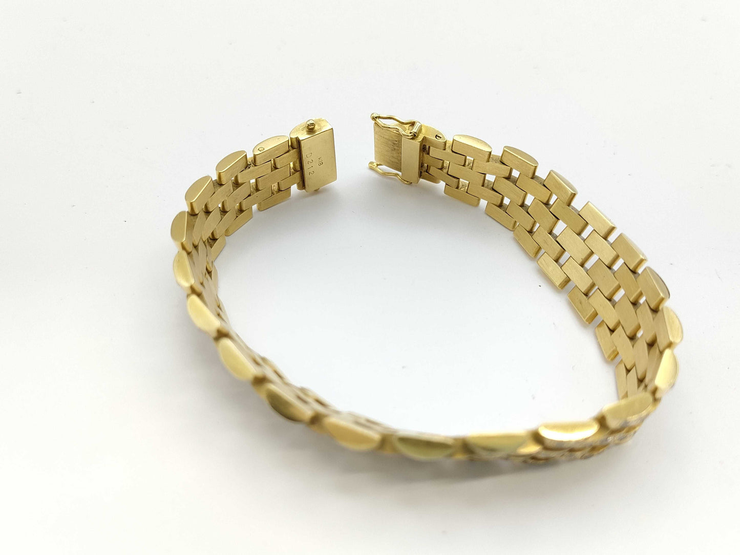 D2.12ct K18 46.0g Bracelet Bangle