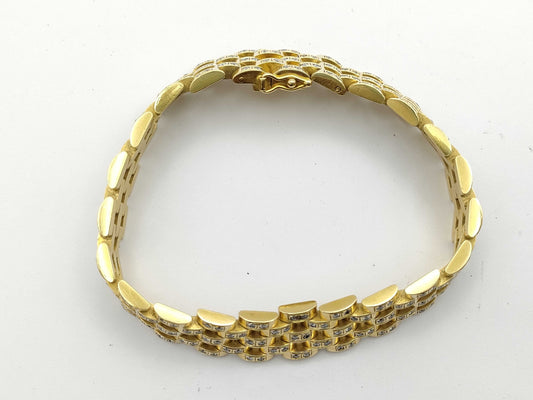 D2.12ct K18 46.0g Bracelet Bangle