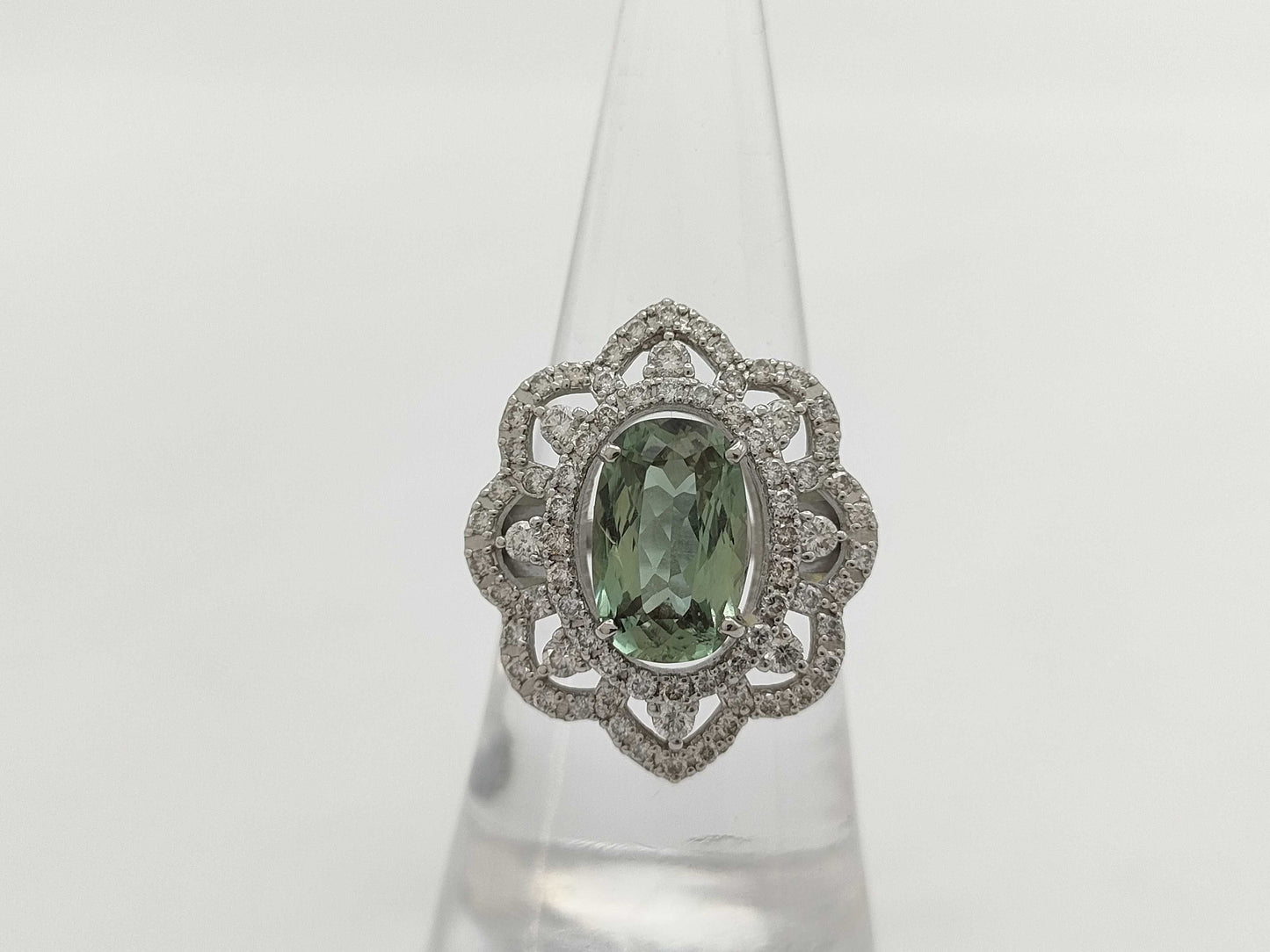 AX2.85ct D0.76ct PT950 8.3g Ring