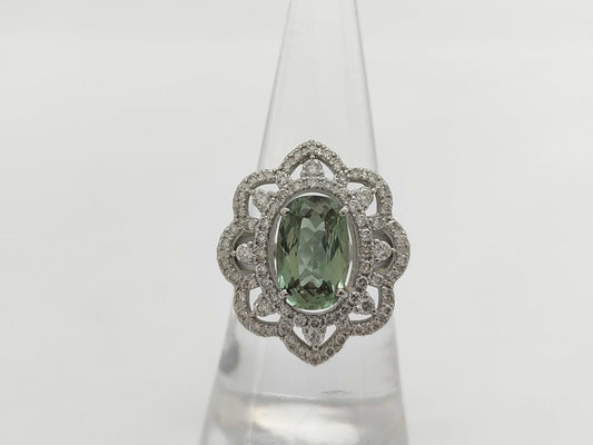 AX2.85ct D0.76ct PT950 8.3g Ring