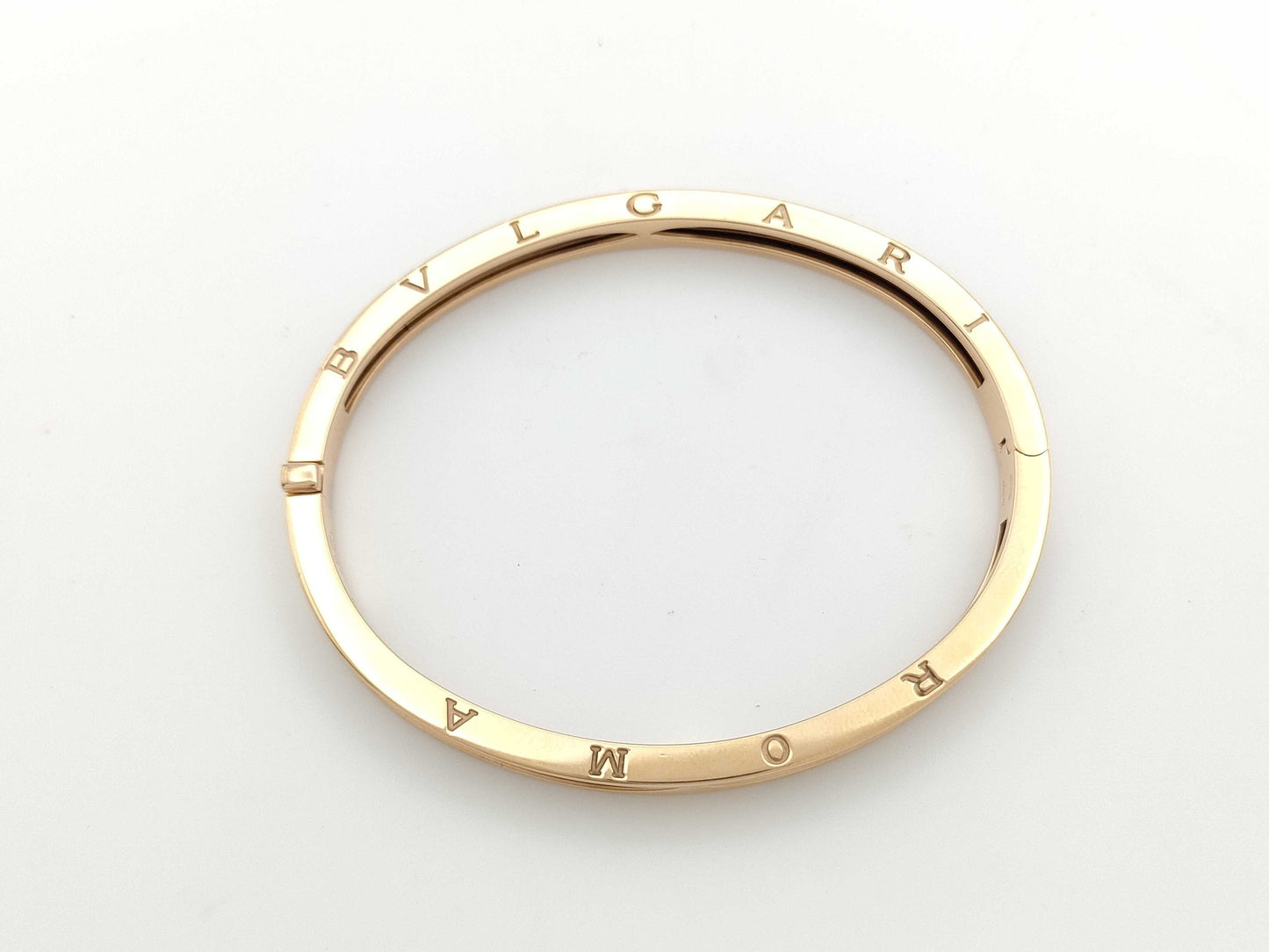 BVLGARI Bezero One Rome M PG AU750/METAL 28.1g Bracelet Bangle