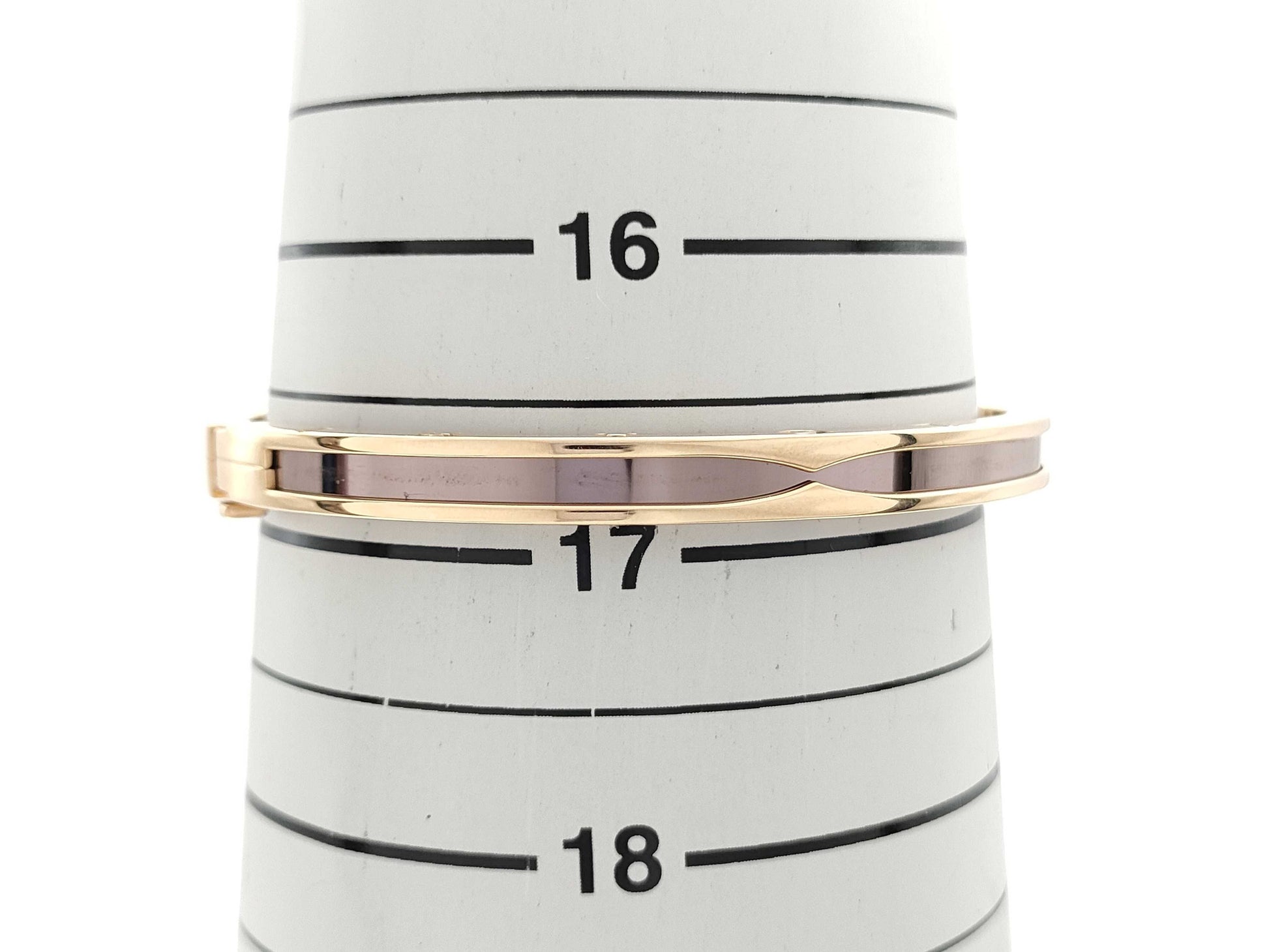 BVLGARI Bezero One Rome M PG AU750/METAL 28.1g Bracelet Bangle