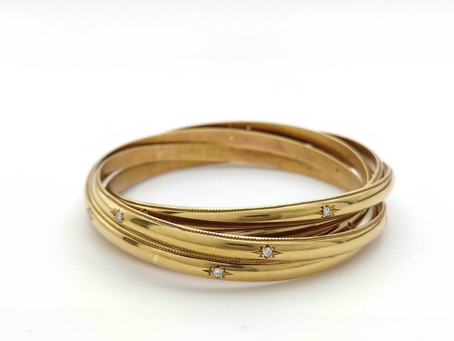 Akio Mori 30PD K18 103.7g Bracelet Bangle