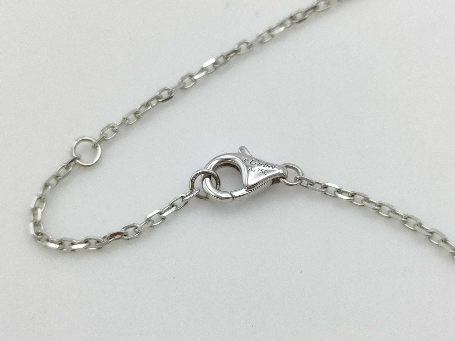 Cartier Love Hoop Diamond WG Au750 5.6g Necklace