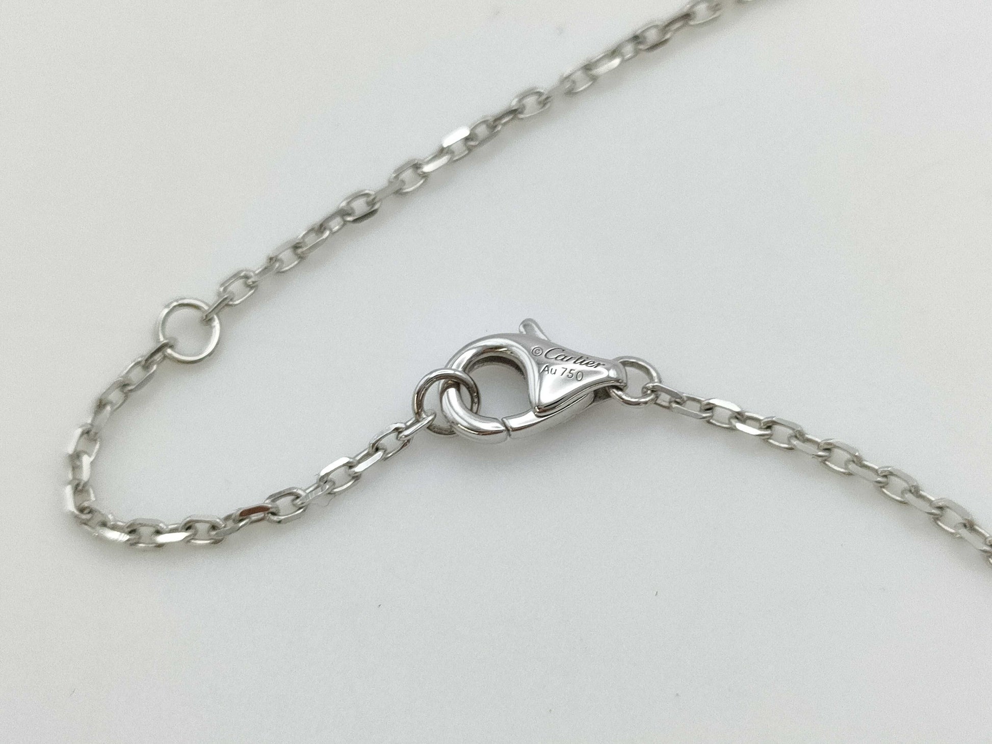 Cartier Love Hoop Diamond WG Au750 5.6g Necklace