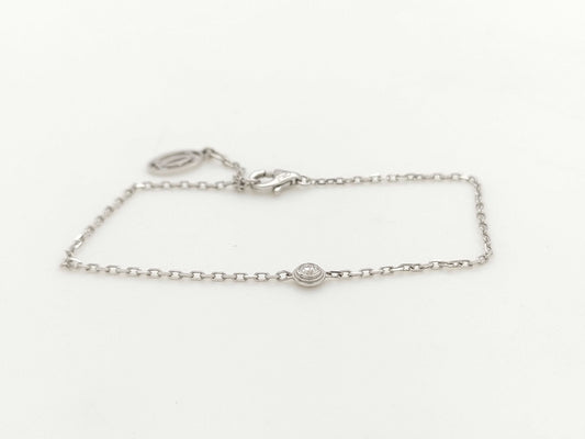 Cartier Diarmand Leger d'Amour 1PD WG 750 2.3g Bracelet Bangle