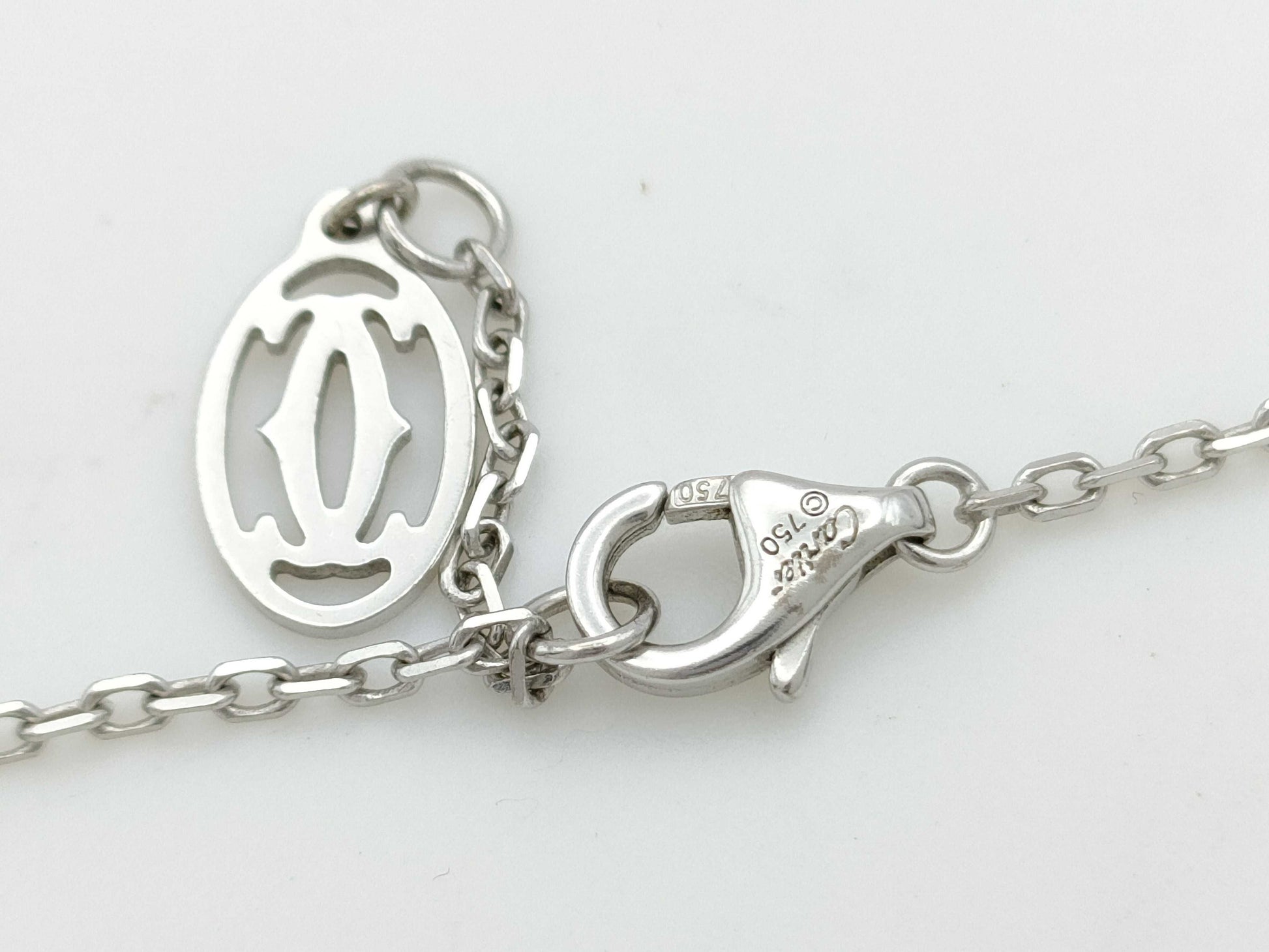 Cartier Diarmand Leger d'Amour 1PD WG 750 2.3g Bracelet Bangle
