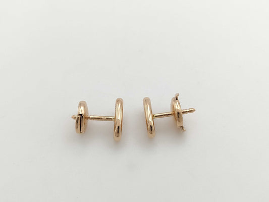 HERMES Chaine d'Ancre PG AU750 2.7g Earrings